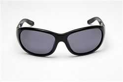 Amy Black Frame Gray Lense Sunglasses